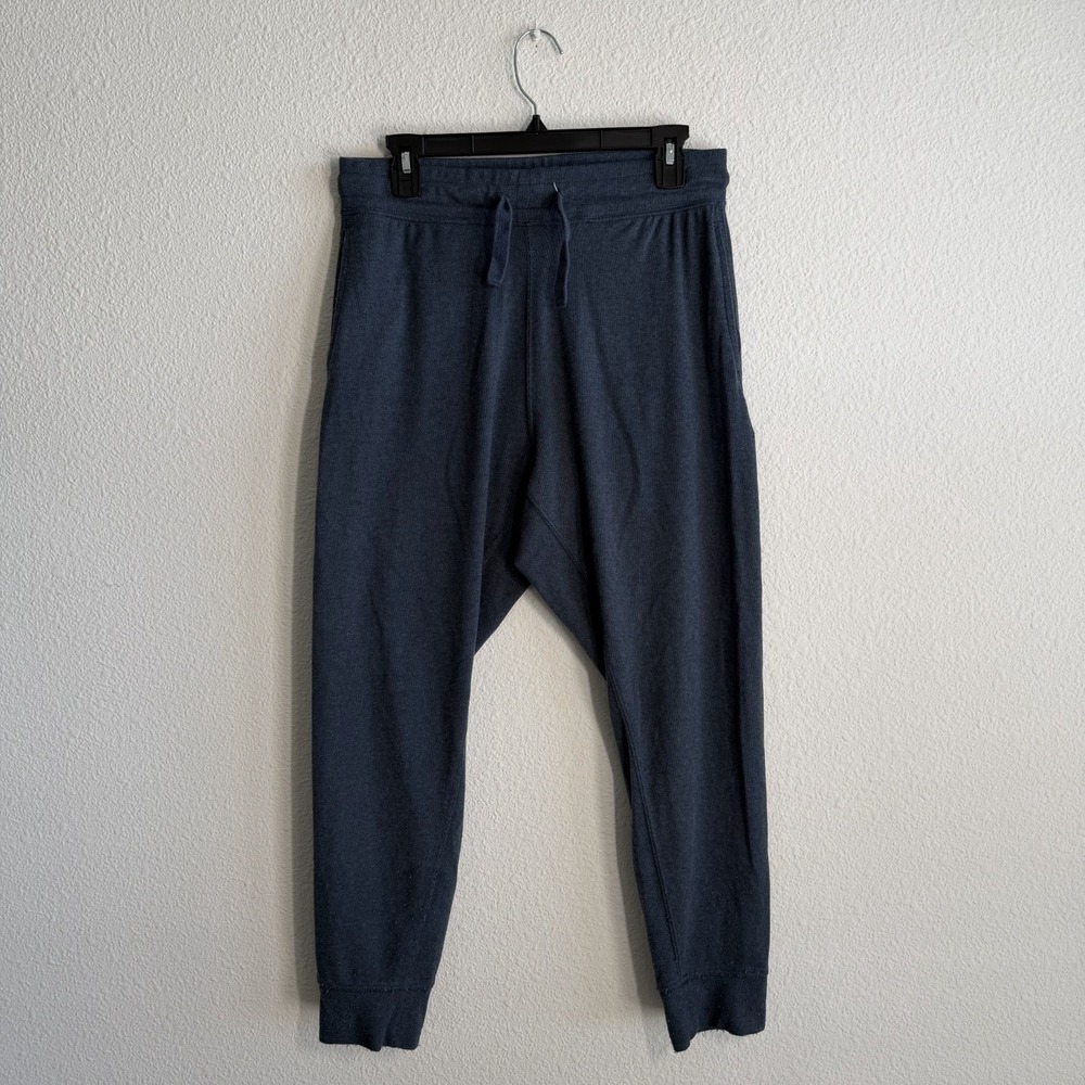 JACHS New York Jogger Pants Men Medium Blue Tapered Leg Drawstring Everyday Wear